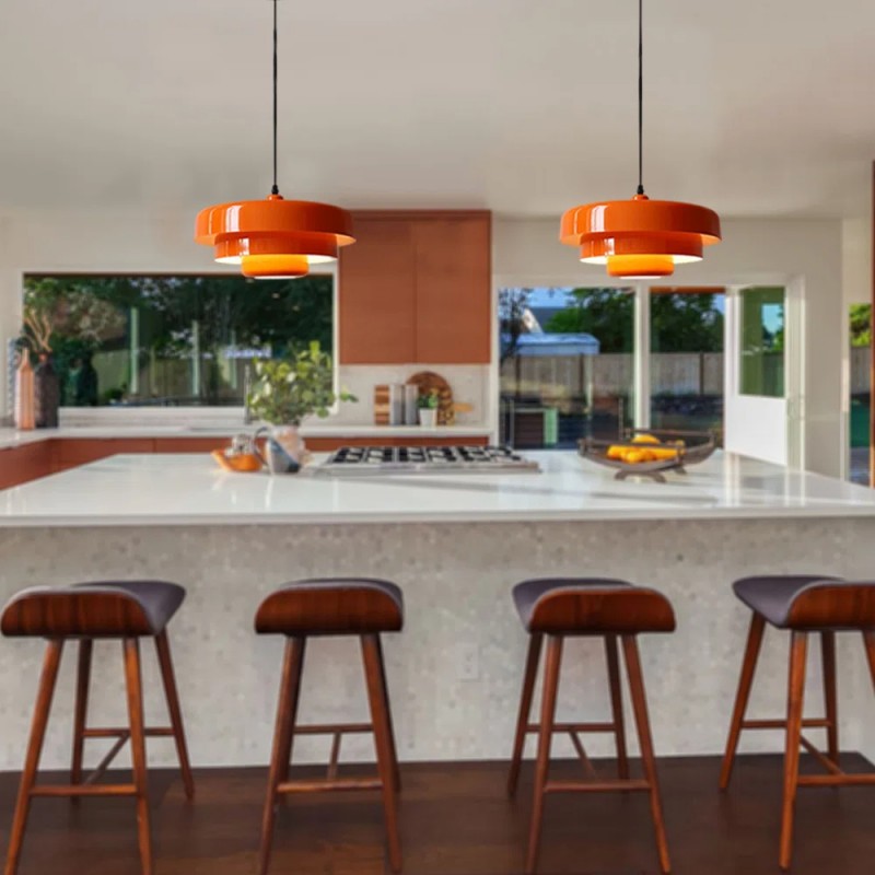 Modern Scandinavian Multi‑Layer Colorful Pendant Light
