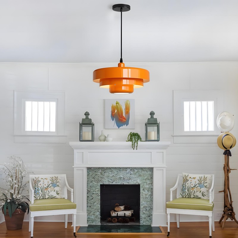 Modern Scandinavian Multi‑Layer Colorful Pendant Light