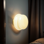 Gabriella Nordic LED Glass Flush Mount Sconce