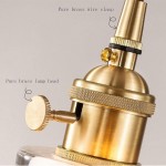Roslyn Retro Stained Ribbed Glass Pendant Light