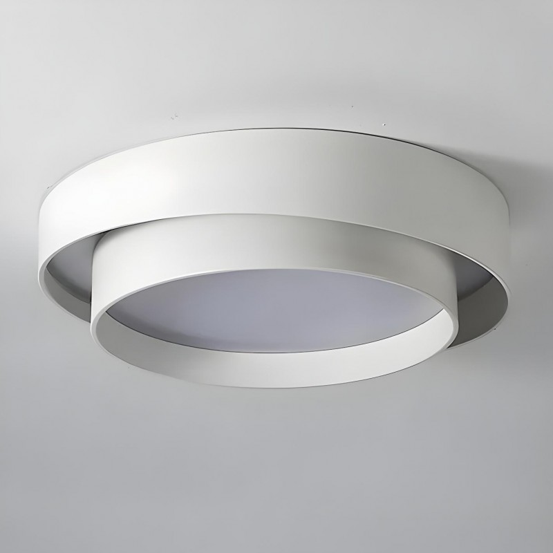 Melady Nordic Irregular Double-Layer Circular Ceiling Light