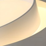 Melady Nordic Irregular Double-Layer Circular Ceiling Light