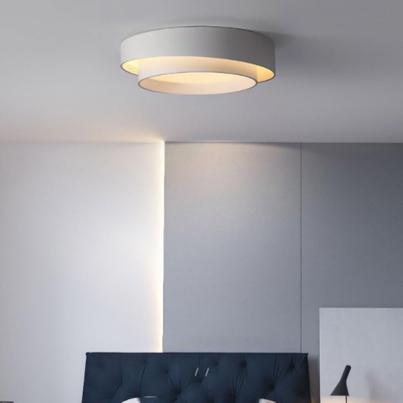Melady Nordic Irregular Double-Layer Circular Ceiling Light
