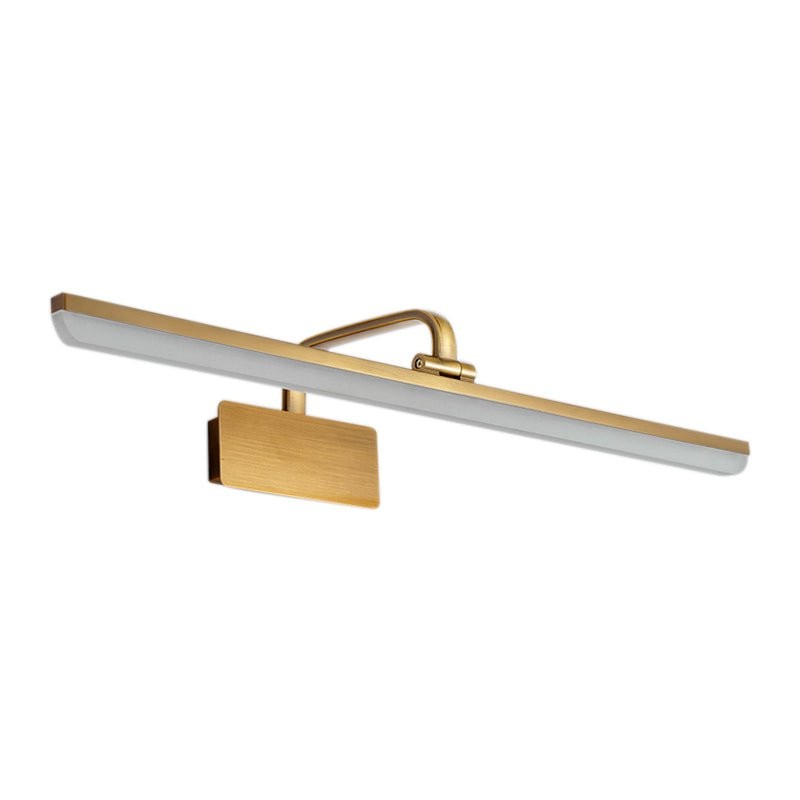 Jaryn Rustic LED Bar Brass Wall Light