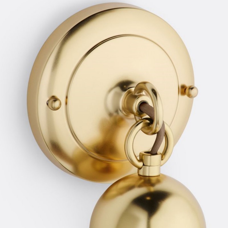 Morgan Minimalist Cylindrical Glass or Alabaster Wall Light