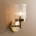 Calvert Vintage Candle Shape Metal 1/2 Light Wall Light