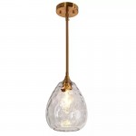Goad Modern Teardrop Ripple Glass Pendant Light