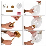 Goad Modern Teardrop Ripple Glass Pendant Light