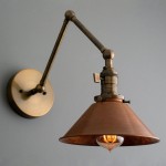 Hugo Industrial Metal Swing Arm Conical Wall Lilght