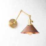 Hugo Industrial Metal Swing Arm Conical Wall Lilght