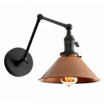 Oliver Vintage Glass Globe Flush Mount Wall Light