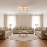 Sophie Japanese Linen Lantern Ceiling Light