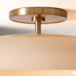 Cynthia Modern Glass Flush Mount Ceiling Light