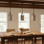 Grange Industrial Rustic Bronze Cylinder Pendant Light