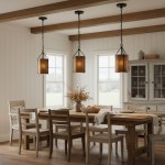 Grange Industrial Rustic Bronze Cylinder Pendant Light