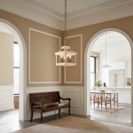 Molly French Vintage 4-Light Scalloped Lantern Chandelier
