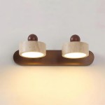 Zylar Modern Metal Fabric Shade Wall Sconce