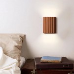 Pranavi Modern Bundle Ribbed Fluted Resin Wall Sconce