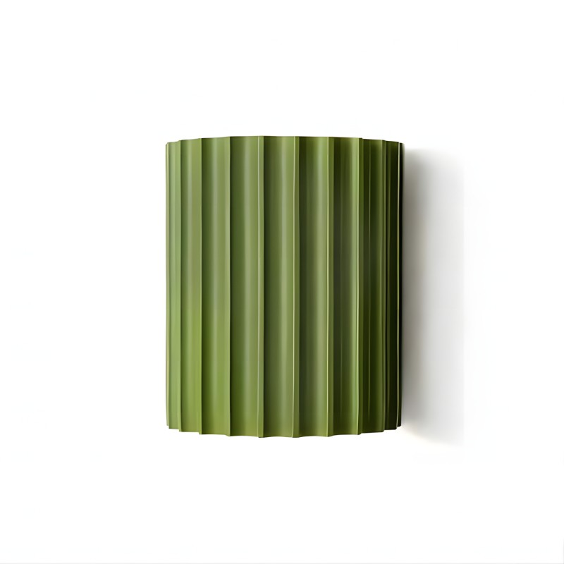 Pranavi Modern Bundle Ribbed Fluted Resin Wall Sconce