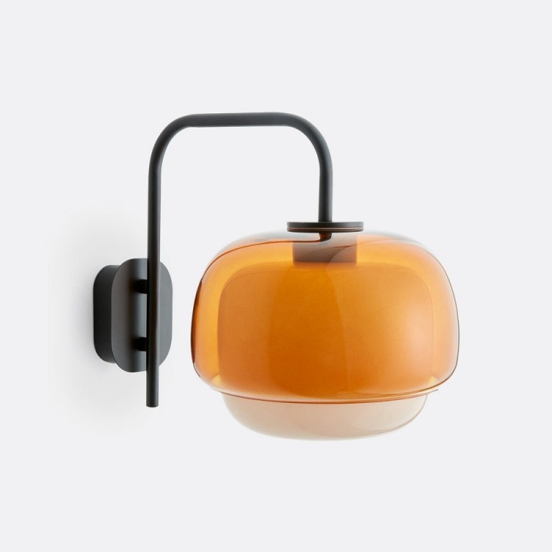 Jovynth Nordic Colorful Double-Layered Glass Wall Sconce