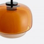 Jovynth Nordic Colorful Double-Layered Glass Wall Sconce