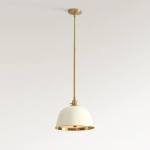 Pyrinxel Industrial Modern Metal Bell Shade Pendant Light