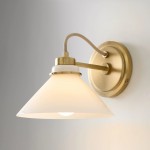Fabiana Modern Marble Stone Tapered Wall Sconce