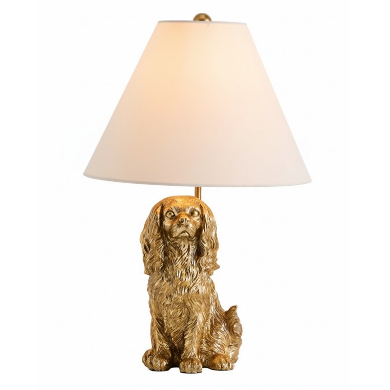 Aurea Unique Animal Table Lamp - Dog Sculptural Accent Lighting for Bedroom & Living Room