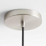 Virelai Modern Linen Double Drum Pendant Light
