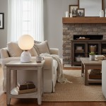 Aalia Nordic Small Marble Glass Orb Table Lamp