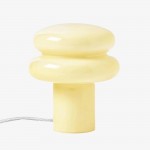 Nymeros Scandinavian Glass Mushroom Table Lamp