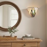 Eirwyn Tiffany Stained Glass Wall Sconce
