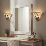 Eirwyn Tiffany Stained Glass Wall Sconce