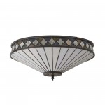 Calypso Tiffany Glass Dimmable Ceiling Light
