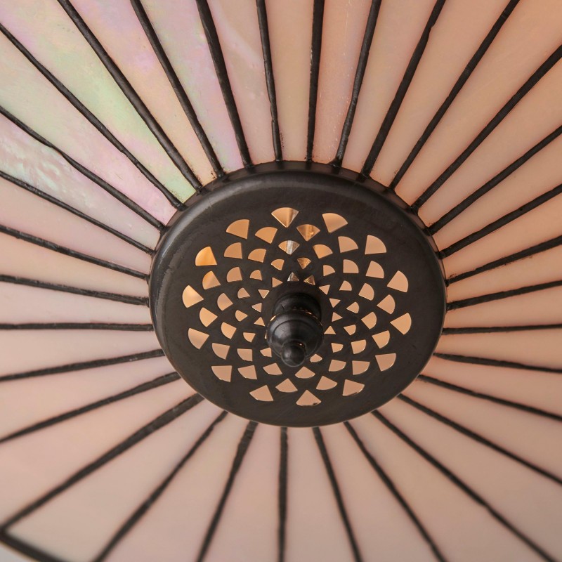 Calypso Tiffany Glass Dimmable Ceiling Light