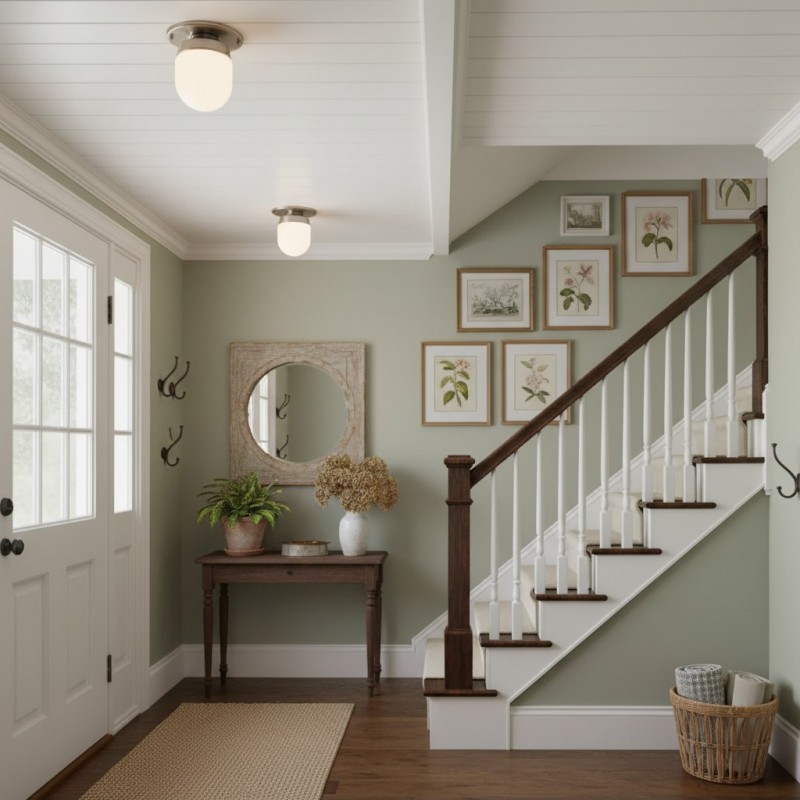 Roger Modern Brass Flush Mount Metal Ceiling Light