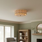 Syloria Vintage Fabric Flower Ceiling Light