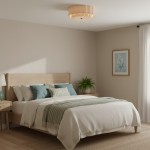 Syloria Vintage Fabric Flower Ceiling Light