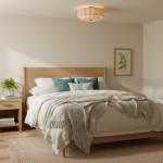 Syloria Vintage Fabric Flower Ceiling Light
