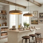 Aeloria Rustic Farmhouse Antique Brass Saucer Pendant Light