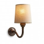 Nyxel Vintage Fabric Small Wall Sconce