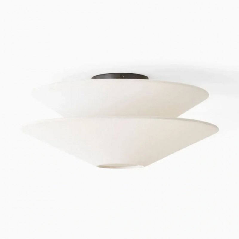 Luneth Modern Fabric Double Layer Ceiling Light
