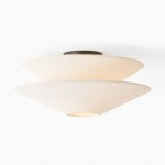 Luneth Modern Fabric Double Layer Ceiling Light