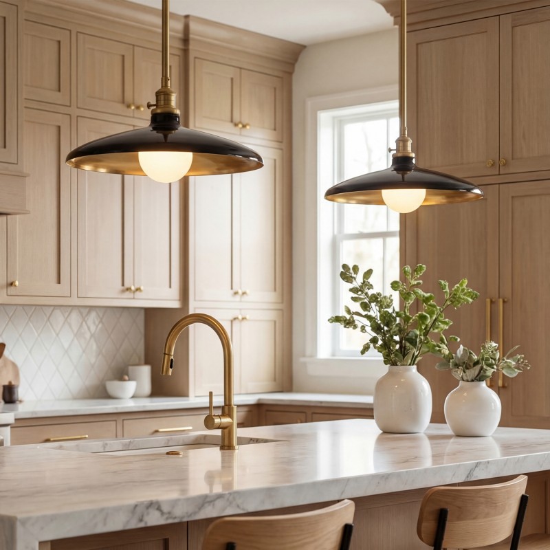 Dulcinea Farmhouse Retro Metal Pendant Light