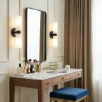 Sinclair Minimalist Glass Double Short Wall Light