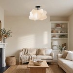 Jaxorix Wabi Sabi White Silkworm Cocoon Ceiling Light