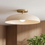 Roger Modern Brass Flush Mount Metal Ceiling Light
