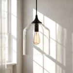 Palak Minimalist Handmade Glass Shade Pendant Light