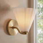 Pranavi Modern Bundle Ribbed Fluted Resin Wall Sconce
