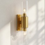 Lynor Classic Farmhouse Clear Glass Triple Sconce